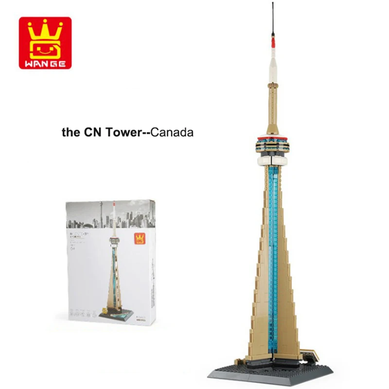 Wange World Architecture Toronto Canada National Tower 400pcs