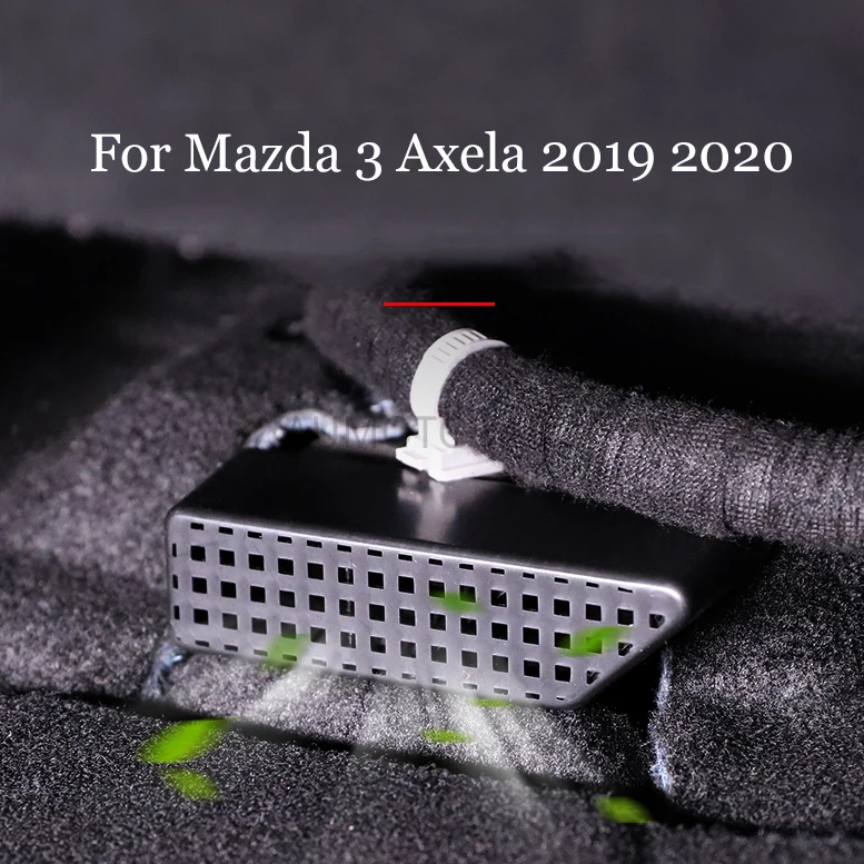 2Pcs For Mazda 3 Axela 2019 2020 Car Floor Air Outlet Protective Cover Seat Under Conditioning Vent Grille Anti-blocking | Автомобили и