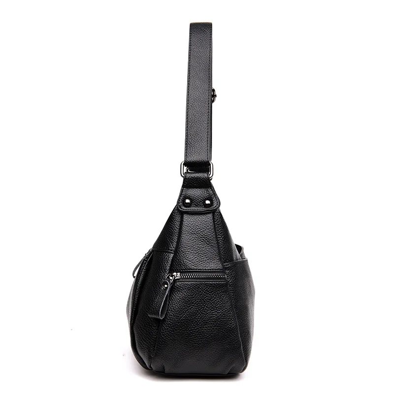 

Soft Leather WOMEN'S Bag 2018 New Style Korean-style Over-the-shoulder Bag Versatile Embossed Leather with Leather Shoulder Bag