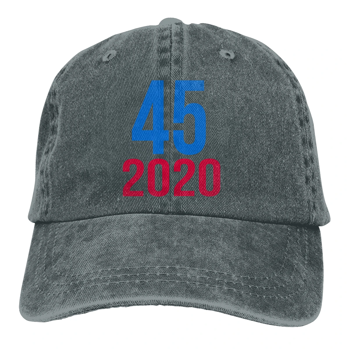 TRUMP 45 Casquette Черная мужская и женская джинсовая бейсболка с завязками Регулируемая Кепка для гольфа