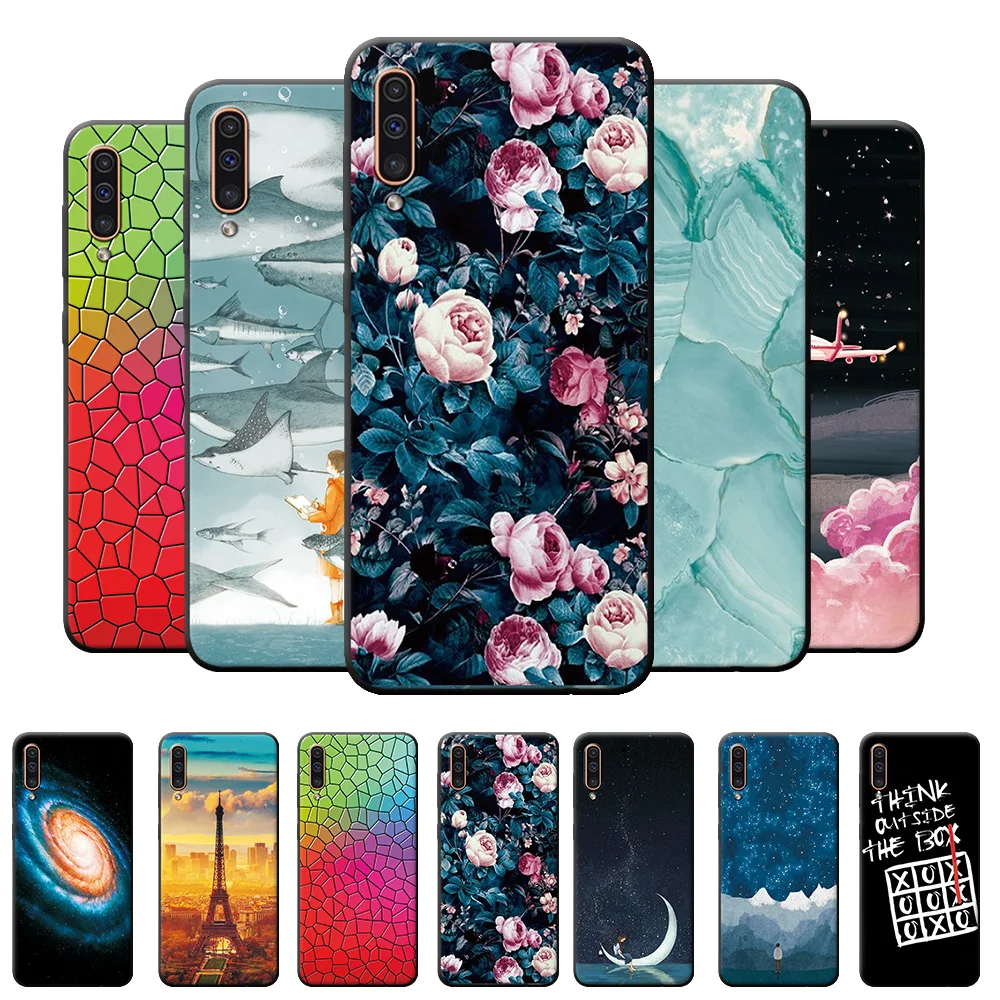 Чехол для Samsung Galaxy A10 A20 A20E A30S A40 A50S A70S A50 чехол M10 M40 милый телефона с кошкой|Бамперы| |