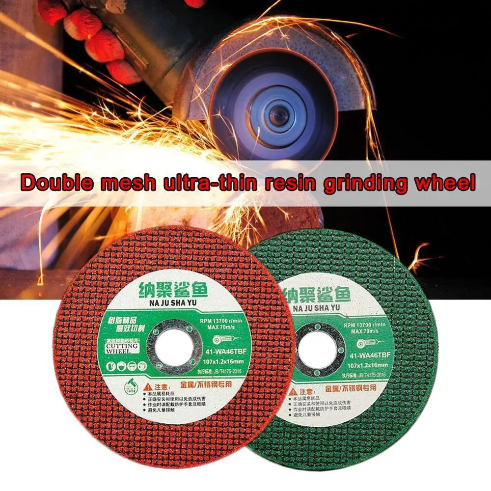 

Cutting Discs 100 Angle Grinder Stainless Steel Metal Grinding Wheel Resin 105*1.2*16 Double Mesh Ultra-Thin Polishing Piece