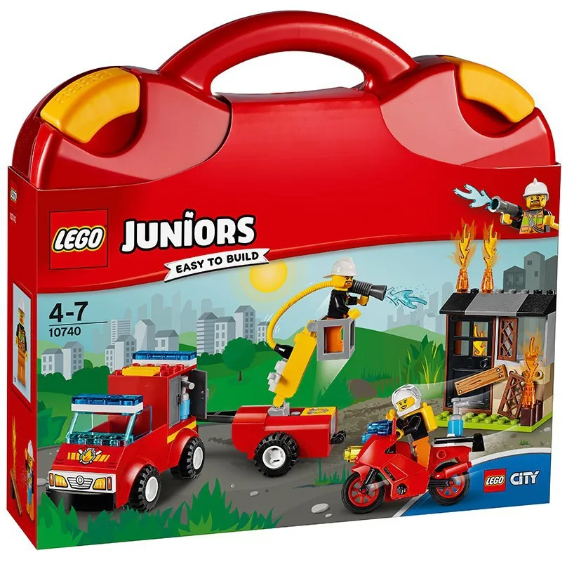 

Small Building Division Series 10740 Fire Patrol Suitcase Building Blocks