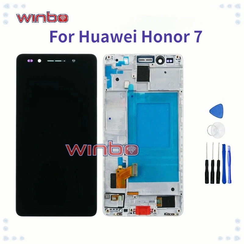 ЖК-экран для телефона Huawei Honor 7 ЖК-дисплей сенсорный экран дигитайзер в сборе
