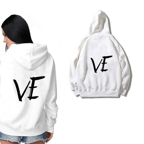 women hoodies Осенне-зимние Модные свитшоты для влюбленных, одинаковые толстовки с надписью «LOVE», повседневные спортивные топы с капюшоном и длинными рукавами - Цвет: women hoodies