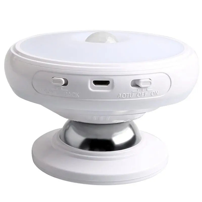

Motion Sensor Night Light, Detachable Magnet Base, USB Rechargeable LED, Human Body Induction 360 Degree Rotation Night Light