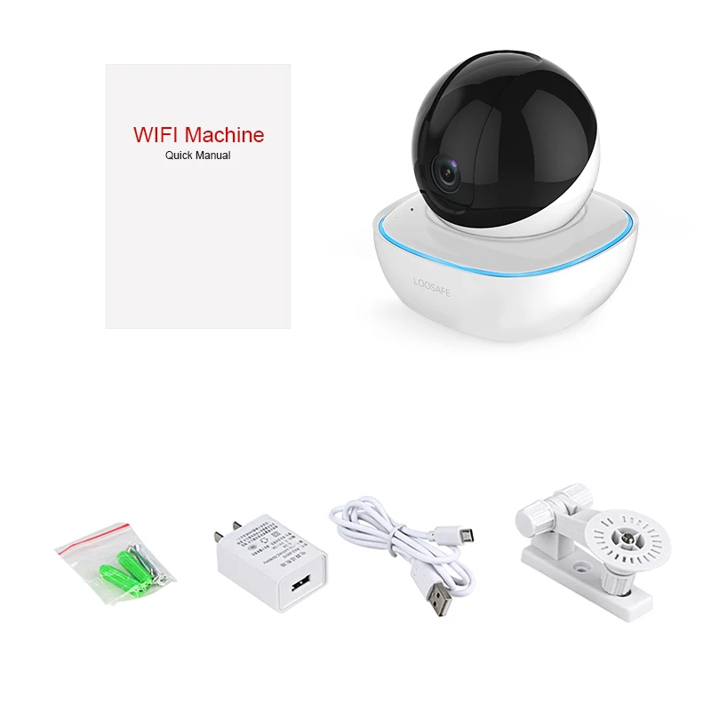 Loosafe V8-S мини панорамная 1080P PT 360 ° Беспроводная ip-камера H.264 M-otion Обнаружение домашняя камера с Wi-Fi детская видеоняни