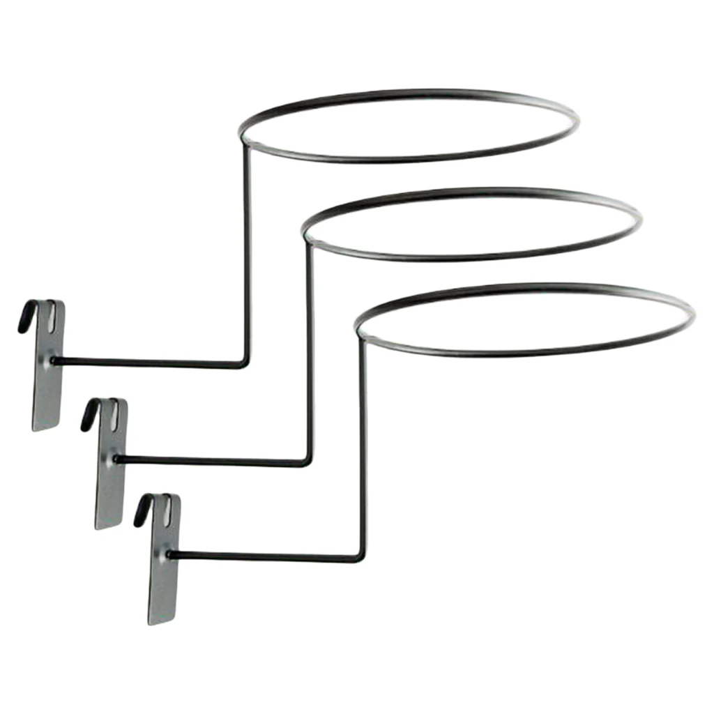 Lots 3 Rust-proof Helmet Holder Hanger Hook for Fisherman Cowboy Hat Ball Caps
