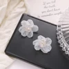 FNIO 2022 New Flower Bohemia Boho Earrings Women Fashion Long Hanging Earrings Crystal Female Wedding Earings Party Jewelry ► Photo 3/6