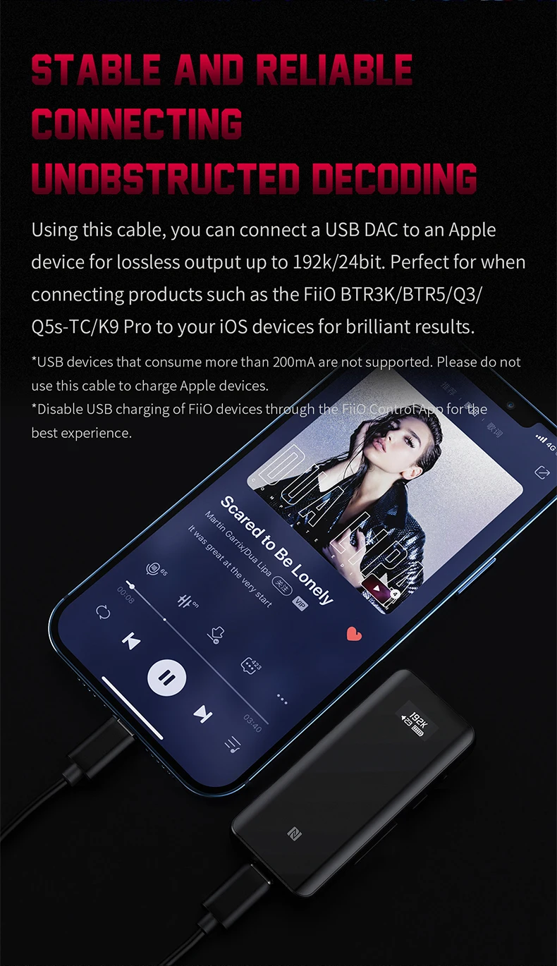 cabo para ios conectar btr5 btr3k q3 Q5S-TC k9