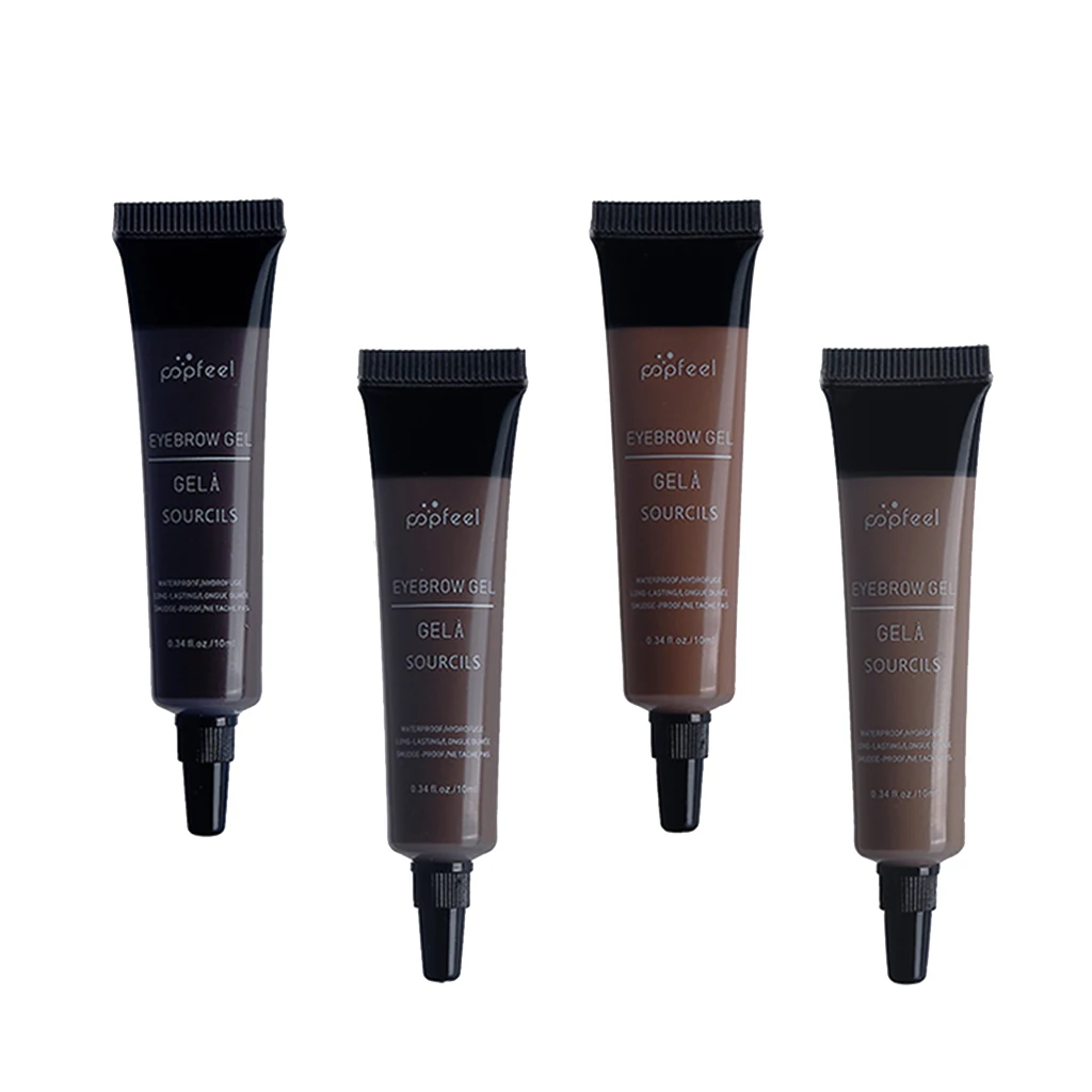 1 Piece Waterproof Eyebrow Mascara Brow Dye Tint Natural Eyebrow Gel Brow Enhancer Cream, Black / Brown / Red Brown / Ash Blonde