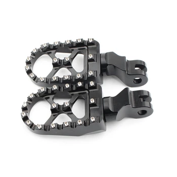 

Motorcycle Front Rider Pedals Wide Footpegs Footrests for Triumph Bonneville T100 T900 2001-2015