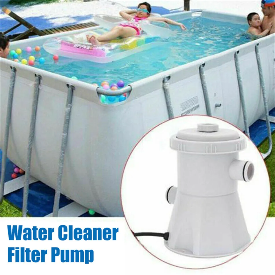 

220V Summer Waves Swimming Pool Water Cleaner Filter Pump for Above Ground Pools Electric Filter Pump Plastic