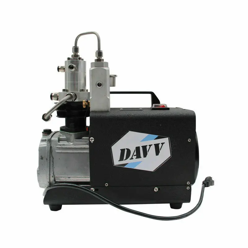 

HPDMC 4500psi Air Compressor for Scuba Diving 300 Bar High Pressure Electric Mini Air Compressor Silent 1.5KW 30L/Min Portable
