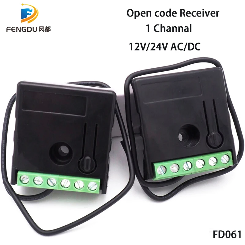 AC/DC12V/24 V 1 канал беспроводное реле дистанционное управление переключатель RF