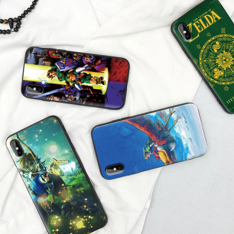 Чехол для телефона iPhone 11 Pro Max XR XS MAX X аниме мультфильм Apple 8 7 6 5S s Plus Силиконовый ТПУ