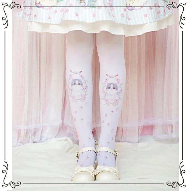 Japanese soft sweet female Lolita socks Lolita express girl sister knee high socks - cos transsexuals tights