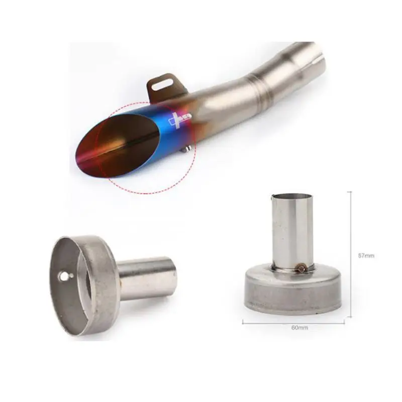 2019 New Universal Front Mid End Catalyst DB Killer for Motorcycle Noise Sound Eliminator Exhaust Muffler Silencer