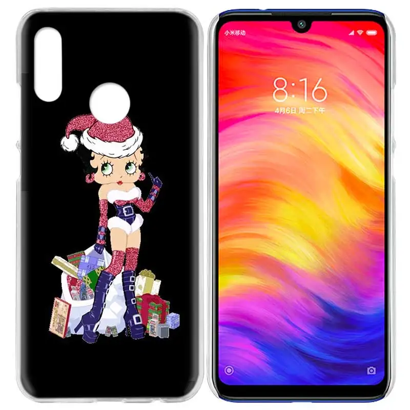 H08 Жесткий чехол для телефона Betty Boop с персонажами из мультфильмов для Xiaomi Redmi mi 8A Note8 Note8Pro mi 9Pro 9Pro5G 9Lite пластиковый чехол Couqe - Цвет: H08