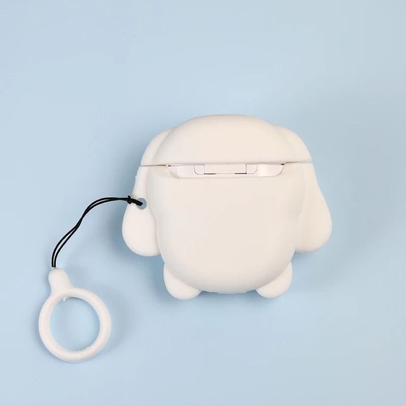 Мягкий чехол с кольцом для собаки для AirPods