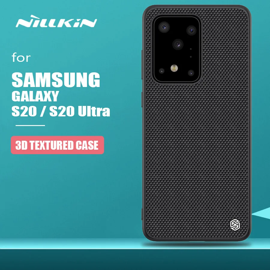 Для samsung Galaxy S20 Ультра чехол Nillkin 3D текстурированная нейлоновая PC задняя крышка