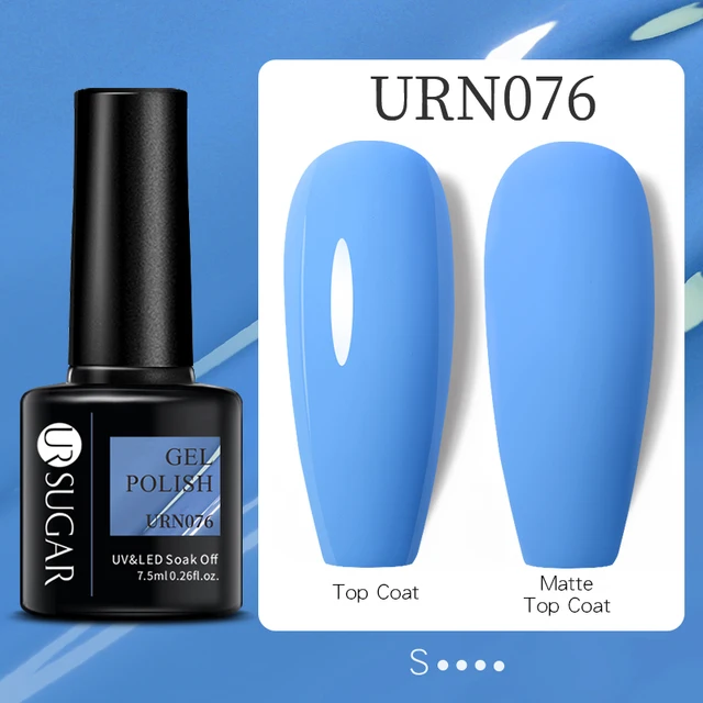UR SUGAR 7.5ml Luminous Thermal Gel Nail Polish 2 In 1 Color Changing Glow in Dark Soak Off Manicuring UV Gel Nail Art Varnish URN076