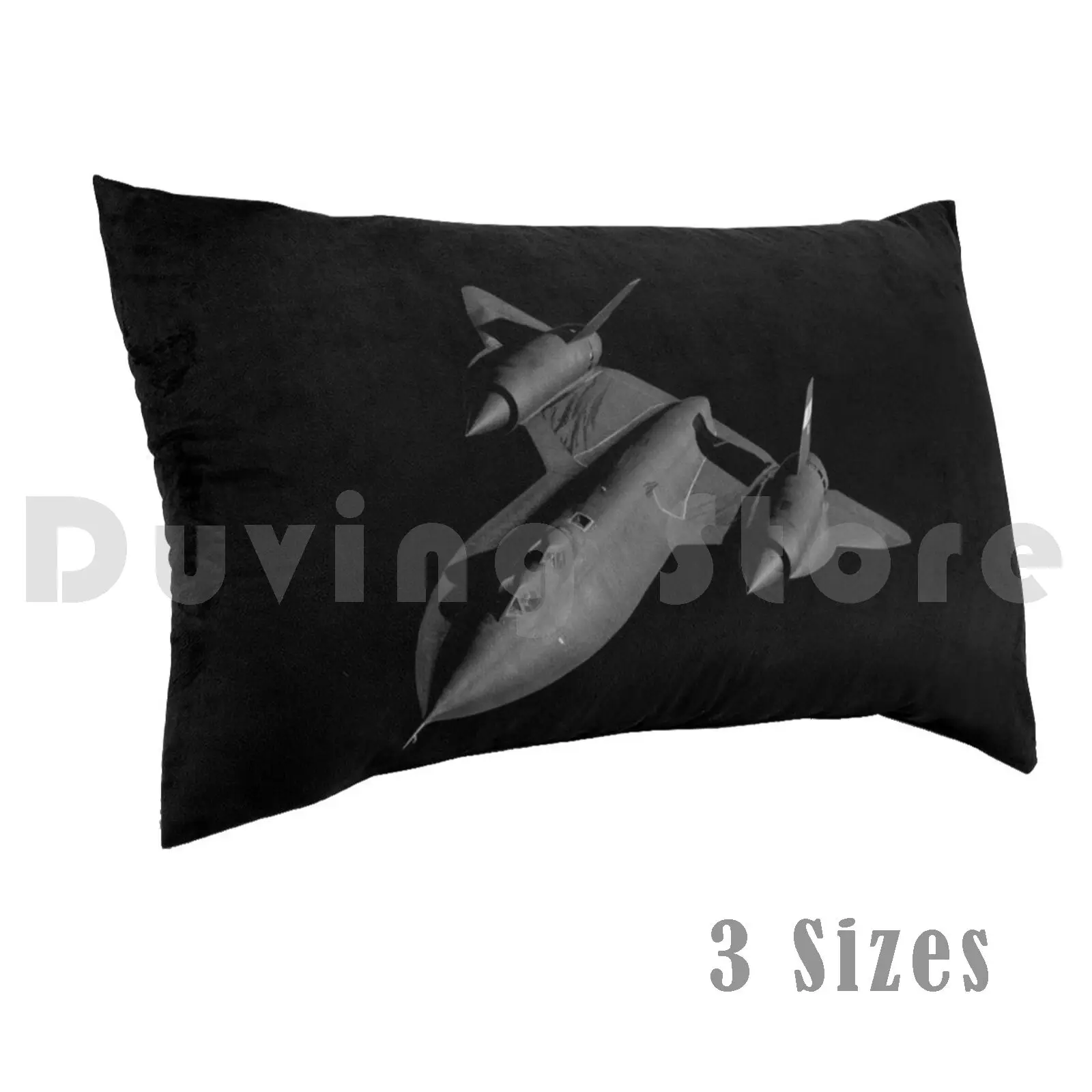 Sr-71 Blackbird Flying Pillow Case Stampato 50X75 Aviation Sr 71 Blackbird Air Force Stealth Bomber