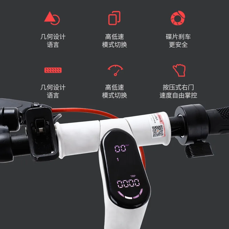 Electric Scooter Adult Electric E Scooter Powerful Foldable Step Skateboard