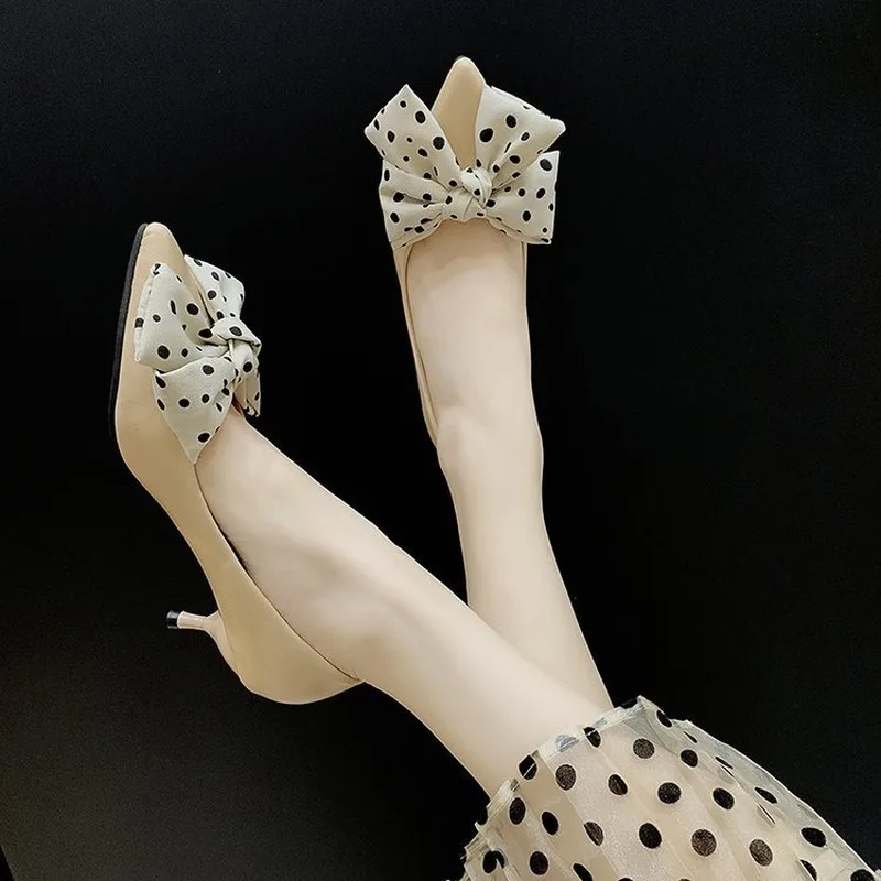 Spring and Autumn New Womens Pumps Pointed Shallow Mouth Women Shose with High Heels S097