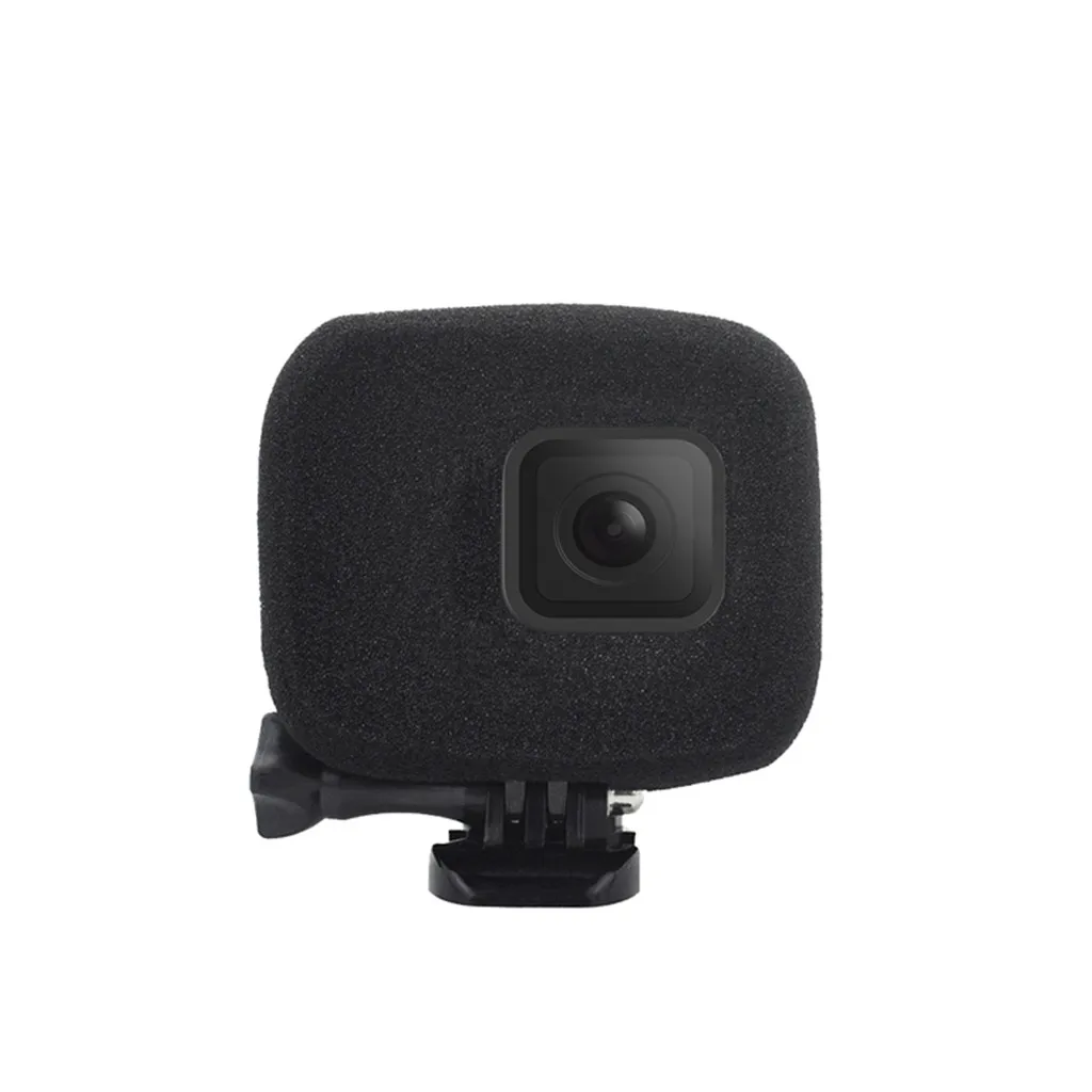 OMESHIN ветрозащитная крышка высокая губка Звукопоглощающая хлопок для GoPro 8 черный портативный удобный чехол для камеры