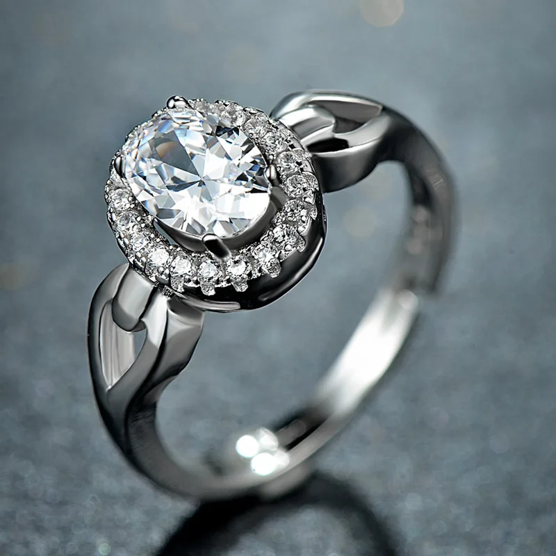 Bague Ringen S925 Серебряное кольцо для женщин простота темперамент Популярные свидания Свадьба прекрасный сладкий подарок на день рождения леди