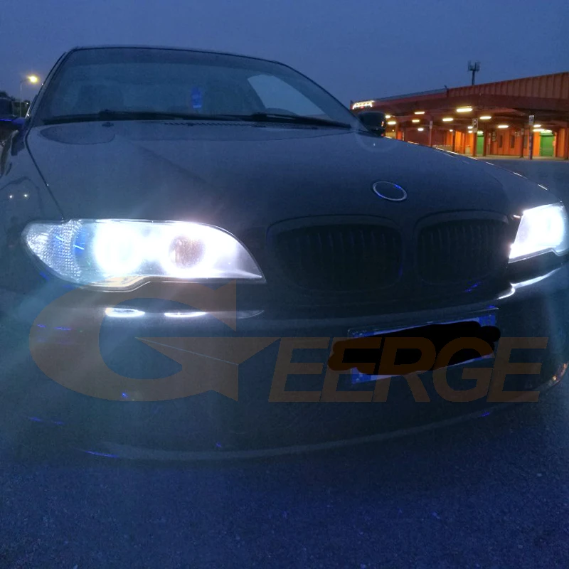 Для BMW 3 серии E46 Кабриолет купе кабрио 2004 2005 2006 LCI RF Bluetooth контроллер многоцветный RGB комплект светодиодов «глаза ангела»