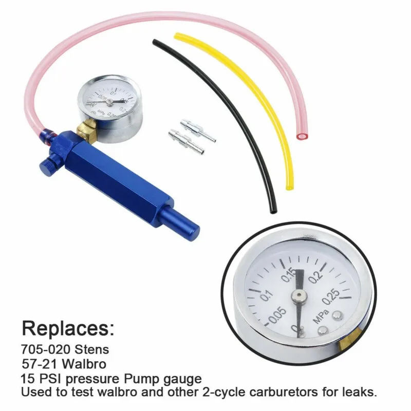 Carburetor Leak Test Detector Pressure Gauge Fit For Walbro 57-21 Stens 705-020 | Автомобили и мотоциклы
