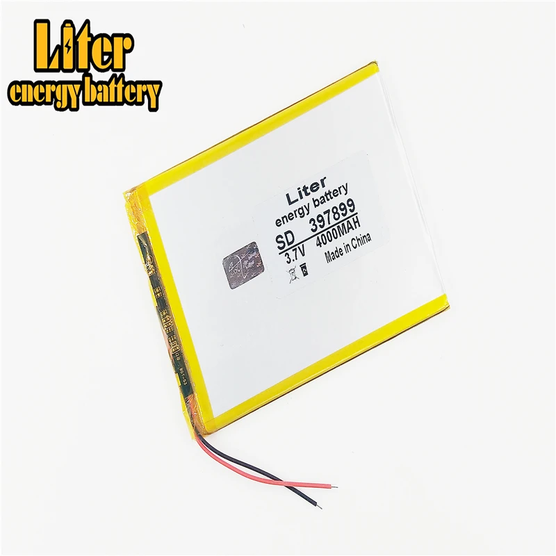 397899 408095 4080100 3.7v 4000mah (polymer Lithium Ion Battery) Li-ion Battery For Tablet Pc 7 Inch 8 9inch | Электроника