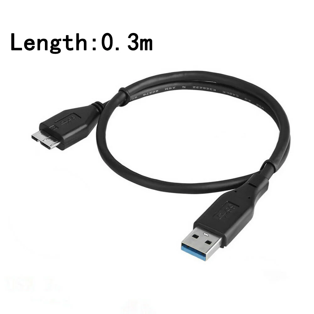 Original Seagate Backup Plus USB 3.0 Micro Cable Lot of 2 0.5M Length 
