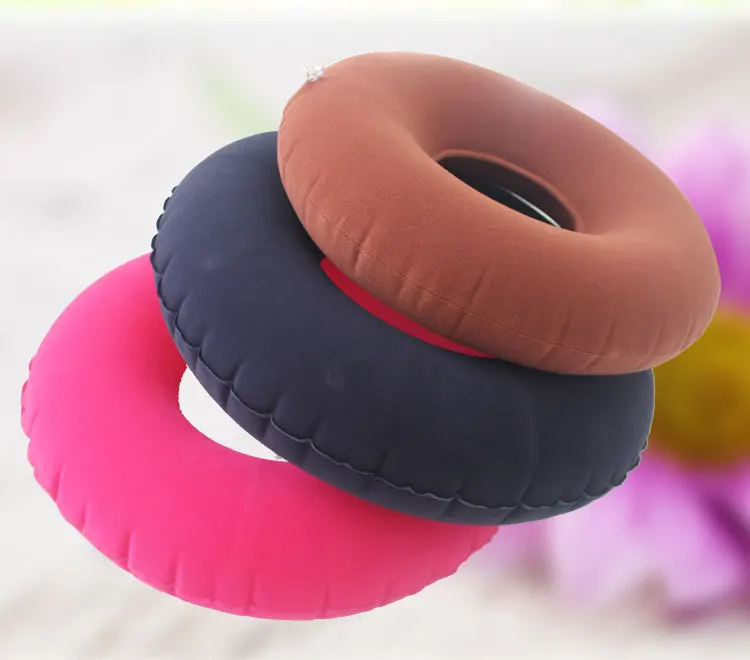 Circle Anti-bedsore Mat Inflatable Summer through Air Cushion Office Chair Thick Bedsore Mat Wheelchair Bedsore Mat