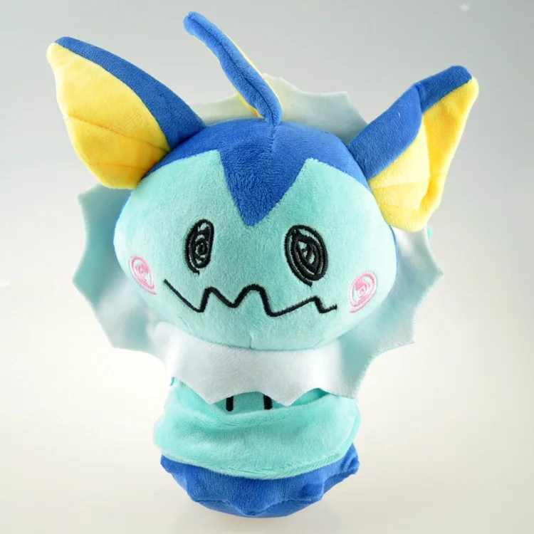 Takara Tomy Pokemon плюшевая игрушка Eevee Мягкая кукла Sylveon Jolteon Glaceon Flareon Umbreon Leafeon Espeon Vaporeon детский подарок - Цвет: Vaporeon