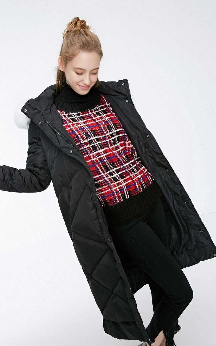 Vero Moda женский съемный лисий мех с капюшоном длинный пуховик | 318312509