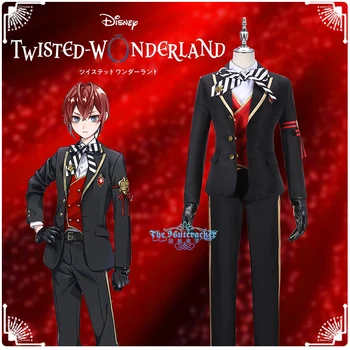 

[STOCK] Game Twisted-Wonderland Alice in Wonderland Ace Trappola JK Uniform Cosplay Costume Unisex Halloween Free Shipping 2020