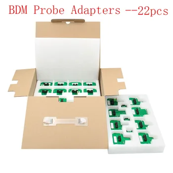 

22pcs BDM Probe Adapters Full Set ECU Programmer For KESS KTAG BDM100 CMD100 FGTECH V54 Led bdm frame ecu chip Tuning Tool