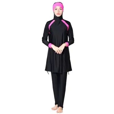 Shehang Burkini купальный костюм Купальники мусульманский полный Чехол исламский, арабский с длинным рукавом для плавания комплект бикини женский Мусульманский купальник - Цвет: 29