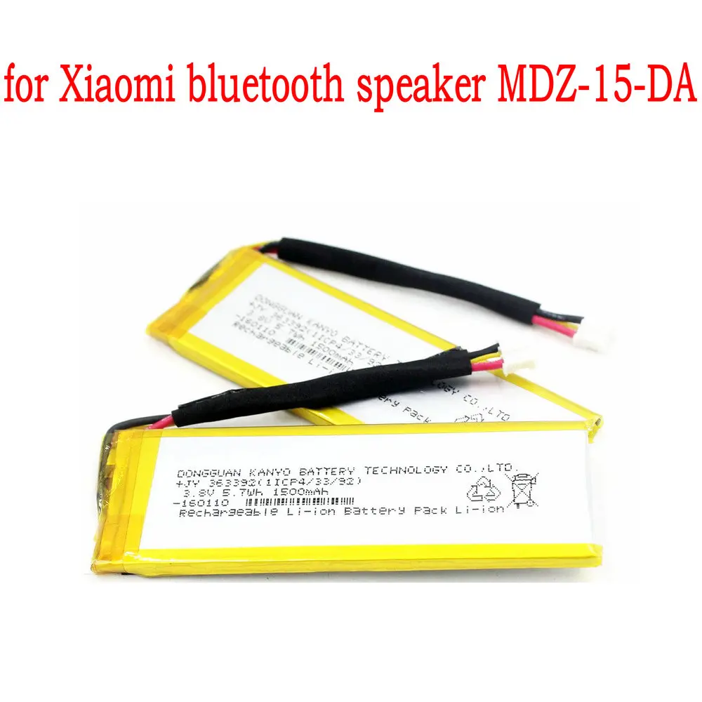 Bateria para Xiaomi Bluetooth Alto-falante Mdz15-da Bateria Alta Qualidade 1500mah 363392