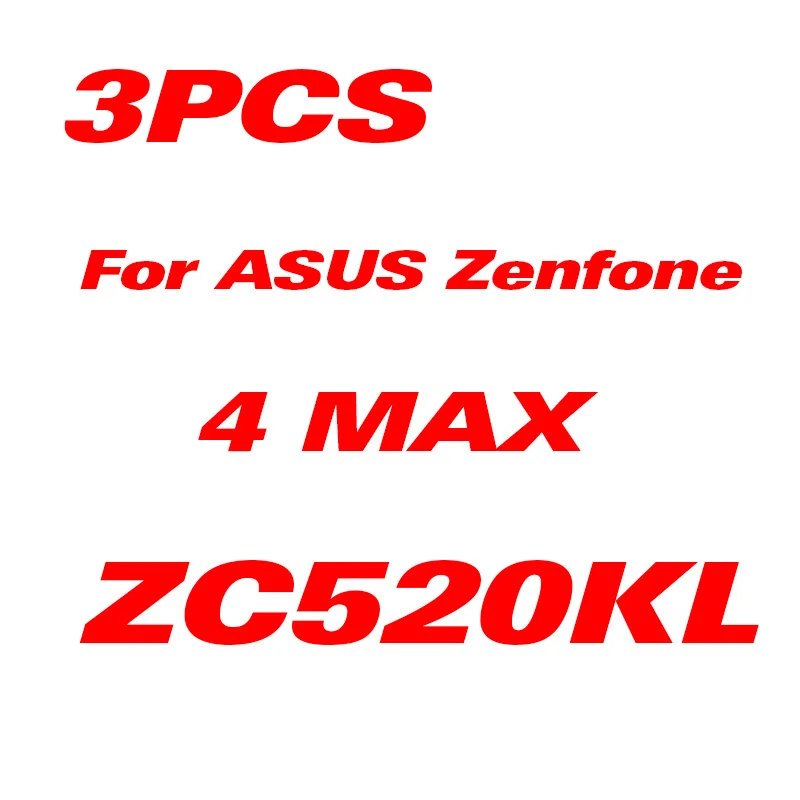 2 шт./партия для Asus Zenfone 3 Max ZC520TL ZC553KL защитное закаленное стекло 4MAX ZC520 554KL Защитная пленка для Asus 4 3Max - Цвет: 3Pcs For ZC520KL