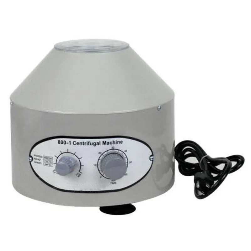 Desktop Low Speed Electric Medical Laboratory Plasma Separator Centrifuge Machine with Timer Control Lab Rotor 800-1