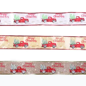 

10M Length Christmas Decorative Ribbons Powder Satin Ribbon Craft Ribbons Christmas Tree Decoration Making Bows