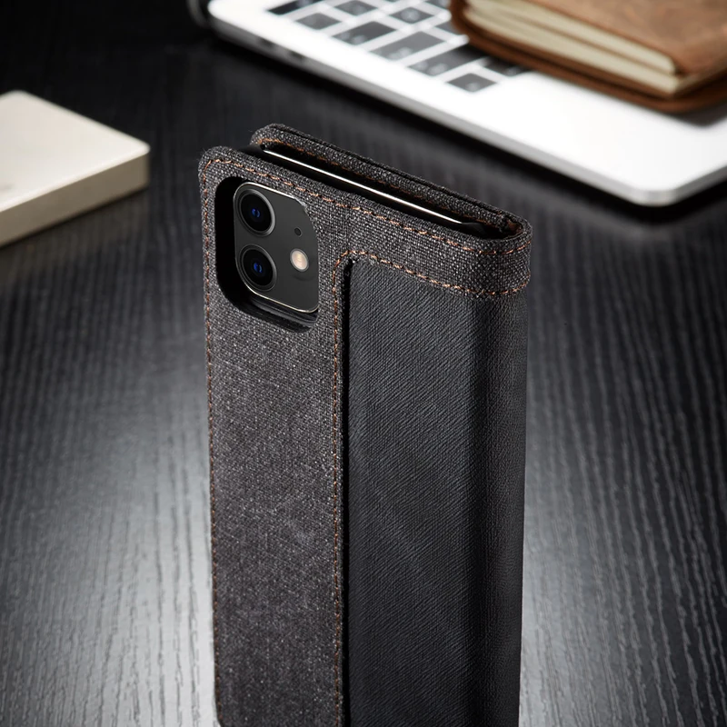 Модный флип-чехол для Iphone11 Pro, Джинсовый чехол с подставкой, Магнитный кошелек, задняя крышка для iPhone 6S 7 8 Plus 11Pro X XS Max XR Fundas