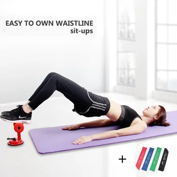 

Adjustable Suction Sit up Assist Fitness Resistance Bands Abdominal Core Workout Strength Training Fitness Equipment for Home