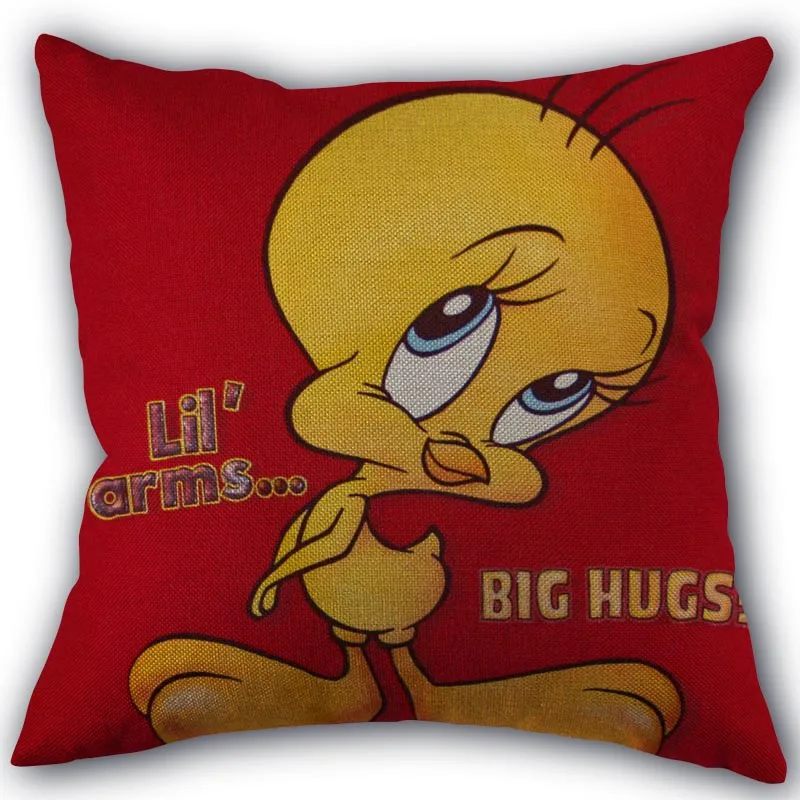 Новинка; Лидер продаж на заказ морском стиле с надписью Tweety наволочка льняное белье фабричный Текстиль для дома наволочка квадратной формы размером 45*45 см свадебные декоративные наволочка - Цвет: 15