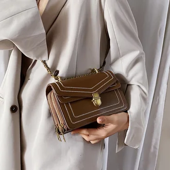 

Women's Shoulder Bags Simple Fashion New Small Bags Chain Bags Black Cross Bags