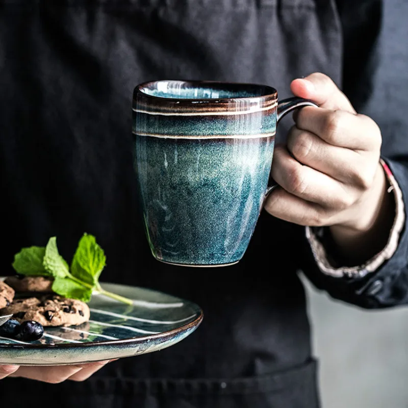 Tazas с керамическим покрытием, creativas американский Стиль кофейная кружка чашки и кружки кружка для молока веселые друзья ins, подарок на праздник